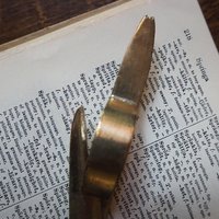 Vintage brass wick cutter | Brass candlewick scissors | Brass candlewick trimmer | Brass wick cutter | Vintage wick cutter