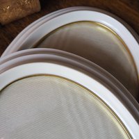 Set of two vintage picture frames | Oval photo frames | Vintage Jyden photo frames | Vintage photo frames