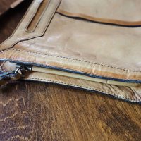 Vintage leather crossbody bag | Vintage leather bag | Light brown leather bag | Vintage handbag