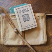 Vintage leather crossbody bag | Vintage leather bag | Light brown leather bag | Vintage handbag