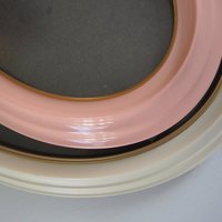 Set of two vintage picture frames | Oval photo frames | Vintage Jyden photo frames | Vintage photo frames