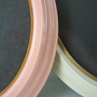 Set of two vintage picture frames | Oval photo frames | Vintage Jyden photo frames | Vintage photo frames