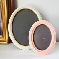 Set of two vintage picture frames | Oval photo frames | Vintage Jyden photo frames | Vintage photo frames