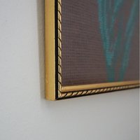 Vintage needlepoint wall art | Scandinavian wall art | Needlepoint wall hanging | Vintage wall tapestry | Handmade wall tapestry