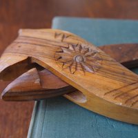 Vintage wooden nutcracker | Wooden nutcracker | Ornate vintage nutcracker | Handcarved nutcracker