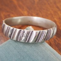 Vintage bangle bracelet | Silver tone bracelet | Vintage bangle | Silver tone bangle | Vintage boho bangle | Bangle bracelet