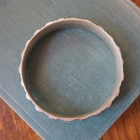 Vintage bangle bracelet | Silver tone bracelet | Vintage bangle | Silver tone bangle | Vintage boho bangle | Bangle bracelet