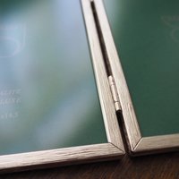 Vintage triple picture frame | Vintage silver plated photo frame | Jyden triple photo frame | Vintage hinged picture frame