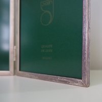Vintage triple picture frame | Vintage silver plated photo frame | Jyden triple photo frame | Vintage hinged picture frame