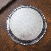 Vintage alpacca silver tray | Alpacca silver platter | Vintage serving tray | Small serving tray