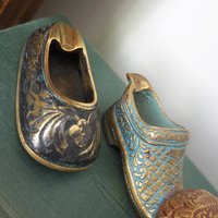 Vintage brass ashtray | Small vintage ashtray | Brass ashtray | Shoe ashtray