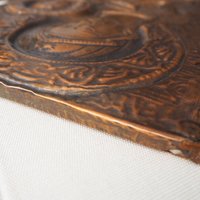 Vintage copper wall plaque | Vintage religious icon | Copper religious wall plaque | Vintage copper icon