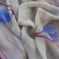 Vintage silk scarf | Vintage Marja Kurki scarf | Marja Kurki silk scarf | Small vintage silk scarf