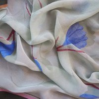 Vintage silk scarf | Vintage Marja Kurki scarf | Marja Kurki silk scarf | Small vintage silk scarf