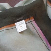 Vintage silk scarf | Vintage Marja Kurki scarf | Marja Kurki silk scarf | Small vintage silk scarf