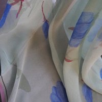 Vintage silk scarf | Vintage Marja Kurki scarf | Marja Kurki silk scarf | Small vintage silk scarf