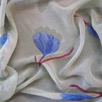 Vintage silk scarf | Vintage Marja Kurki scarf | Marja Kurki silk scarf | Small vintage silk scarf