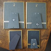 Set of four vintage photo frames | Vintage brass picture frames | Set of four floral vintage frames | Matching vintage frames