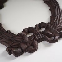 Vintage cast iron wreath | Angel wreath | Cast iron wreath | Vintage Christmas wreath | Cherub wreath | Vintage Christmas decor
