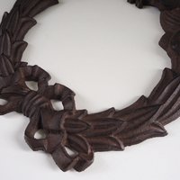 Vintage cast iron wreath | Angel wreath | Cast iron wreath | Vintage Christmas wreath | Cherub wreath | Vintage Christmas decor
