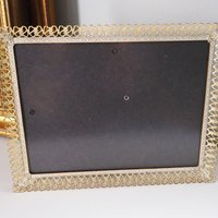 Vintage photo frame 18x24 cm | Vintage brass frame | Brass picture frame | Vintage Jyden picture frame | Danish photo frame