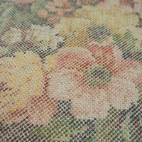 Vintage wall hanging | Carpets of Worth Picture Rug wall hanging | Summertime | Floral wall hanging | Made in England