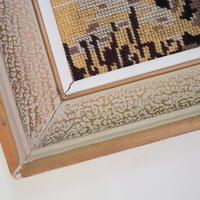 Vintage needlepoint wall art | Landscape needlepoint | Scandinavian wall art | Needlepoint wall hanging | Scenery needlepoint