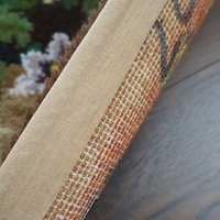 Vintage wall hanging | Carpets of Worth Picture Rug wall hanging | Summertime | Floral wall hanging | Made in England