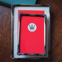 Set of two vintage silver plated photo frames | Small silver plated photo frames | Vintage picture frames | Matching frames