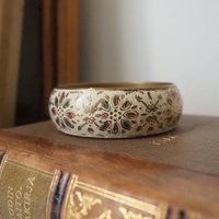 Vintage brass bangle | Vintage brass bracelet | Ornate brass bangle | Stacking bangle