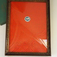 Vintage photo frame 18x24 cm | Vintage brass frame | Brass picture frame | Ornate photo frame | Vintage photo frame