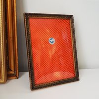 Vintage photo frame 18x24 cm | Vintage brass frame | Brass picture frame | Ornate photo frame | Vintage photo frame