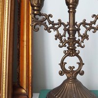 Vintage three arm candelabra | Ornate candelabra | Three arm candlestick holder | Vintage candelabrum | Small candelabrum