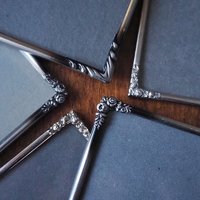 Set of five vintage photo frames | Mismatched vintage picture frames | Vintage silver plated picture frames | Vintage silver plated frames