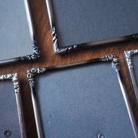 Set of five vintage photo frames | Mismatched vintage picture frames | Vintage silver plated picture frames | Vintage silver plated frames