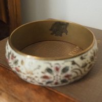 Vintage brass bangle | Vintage brass bracelet | Ornate brass bangle | Stacking bangle