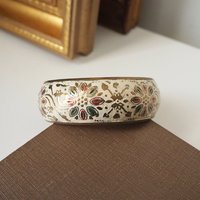 Vintage brass bangle | Vintage brass bracelet | Ornate brass bangle | Stacking bangle