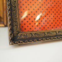 Vintage photo frame 18x24 cm | Vintage brass frame | Brass picture frame | Ornate photo frame | Vintage photo frame