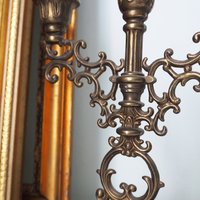 Vintage three arm candelabra | Ornate candelabra | Three arm candlestick holder | Vintage candelabrum | Small candelabrum
