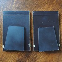 Set of two vintage frames | Vintage wooden picture frames | Vintage Eklöf photo frame | Made in Finland