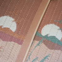Vintage wall hanging | Pastel wall hanging | Vintage pink wall hanging | Scandinavian woven textile | Made in Finland