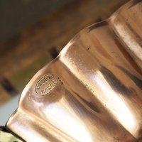 Vintage copper molds | Copper pineapple molds | Set of two vintage copper baking tins | Vintage copper baking tins