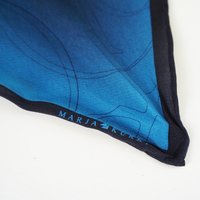 Vintage silk scarf | Vintage Marja Kurki scarf | Marja Kurki silk scarf | Geometric vintage silk scarf