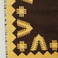 Vintage wall hanging | Brown and yellow wall hanging | Scandinavian wall hanging | Vintage wall tapestry | Handmade wall tapestry