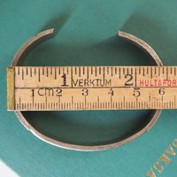 Vintage cuff bracelet | Engraved silver bangle | Silver tone cuff bracelet | Vintage boho bangle | Engraved cuff bracelet