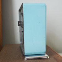 Vintage alarm clock | Shanghai Diamond alarm clock | Vintage wind up clock | Retro sky blue alarm clock | Working order