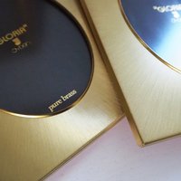 Vintage photo frames | Set of two vintage brass frames | Jyden photo frames | Oval photo frames | Vintage brass frames