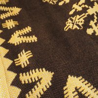 Vintage wall hanging | Brown and yellow wall hanging | Scandinavian wall hanging | Vintage wall tapestry | Handmade wall tapestry