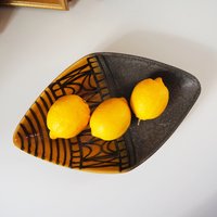 Vintage ceramic bowl | West German pottery | Ceramic fruit bowl | Mid century bowl | Made in West Germany | Vintage fruit bowl