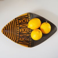 Vintage ceramic bowl | West German pottery | Ceramic fruit bowl | Mid century bowl | Made in West Germany | Vintage fruit bowl